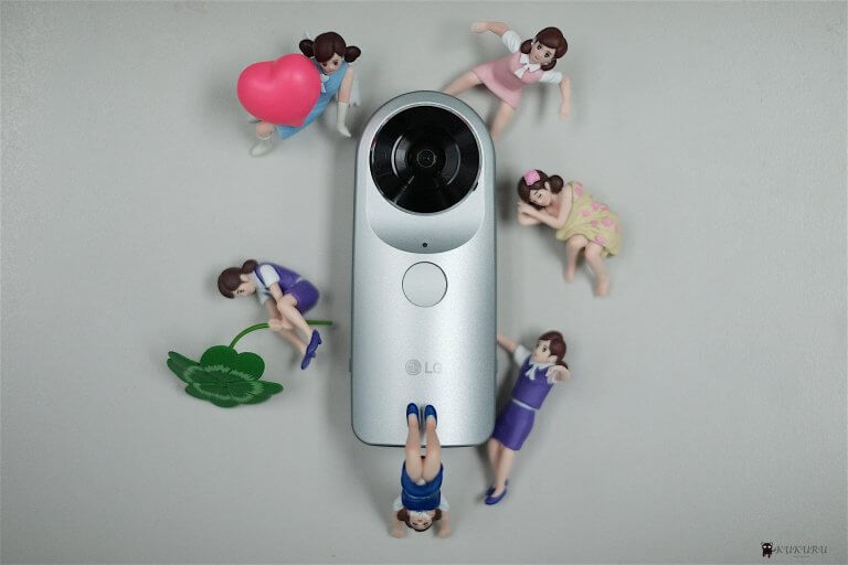 LG 360 cam with Fuchiko